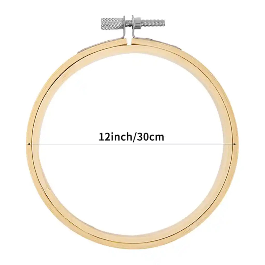 Touch of Nature 12in Bamboo Embroidery Hoop