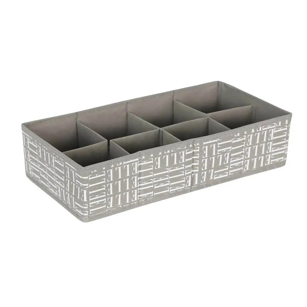 Elle Decor Adjustable 8-Grid Drawer Organizer 12.5in x 6.5in x 4inH