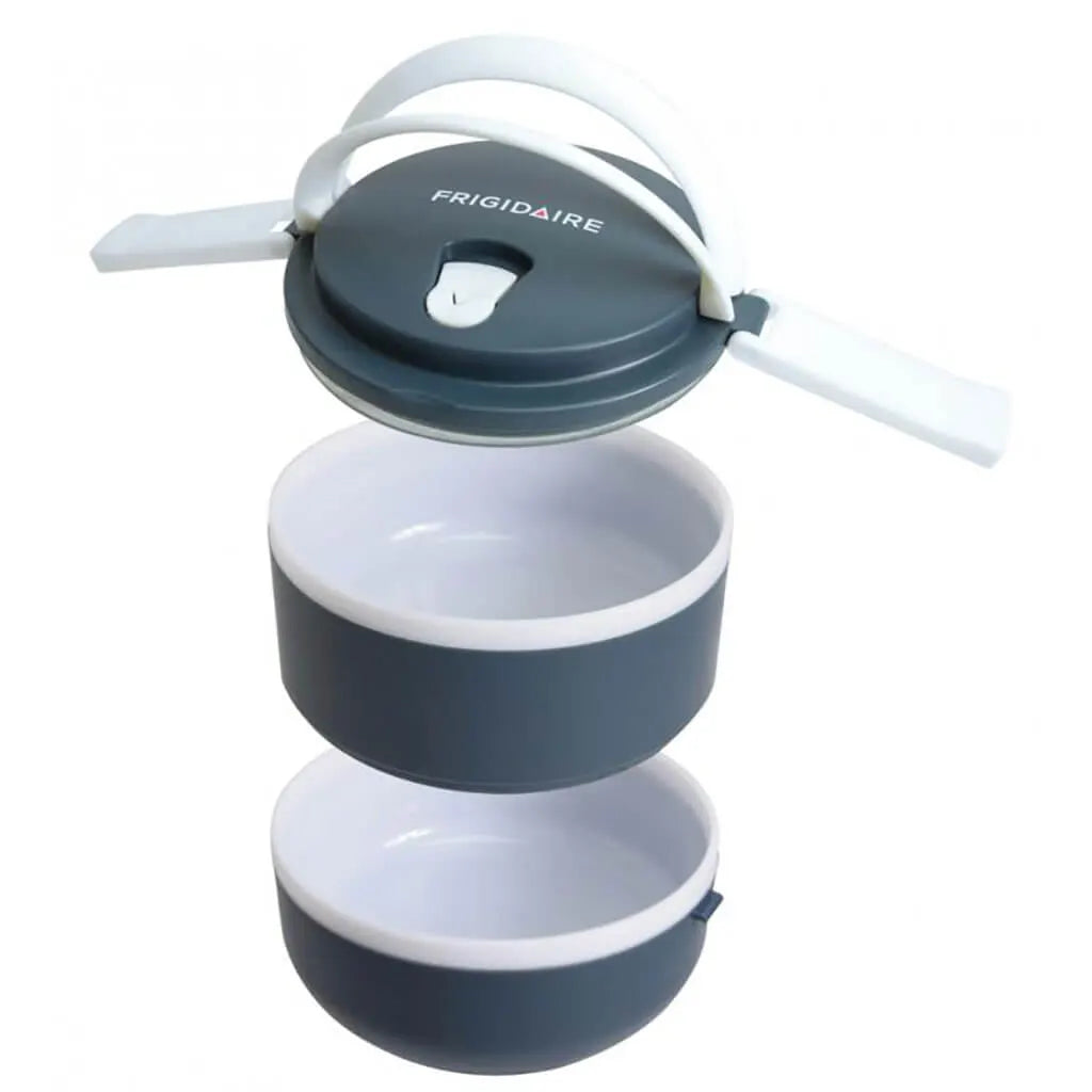 FridgeMate 2-Tier Bento Lunch Carrier Microwave Safe 1.4L