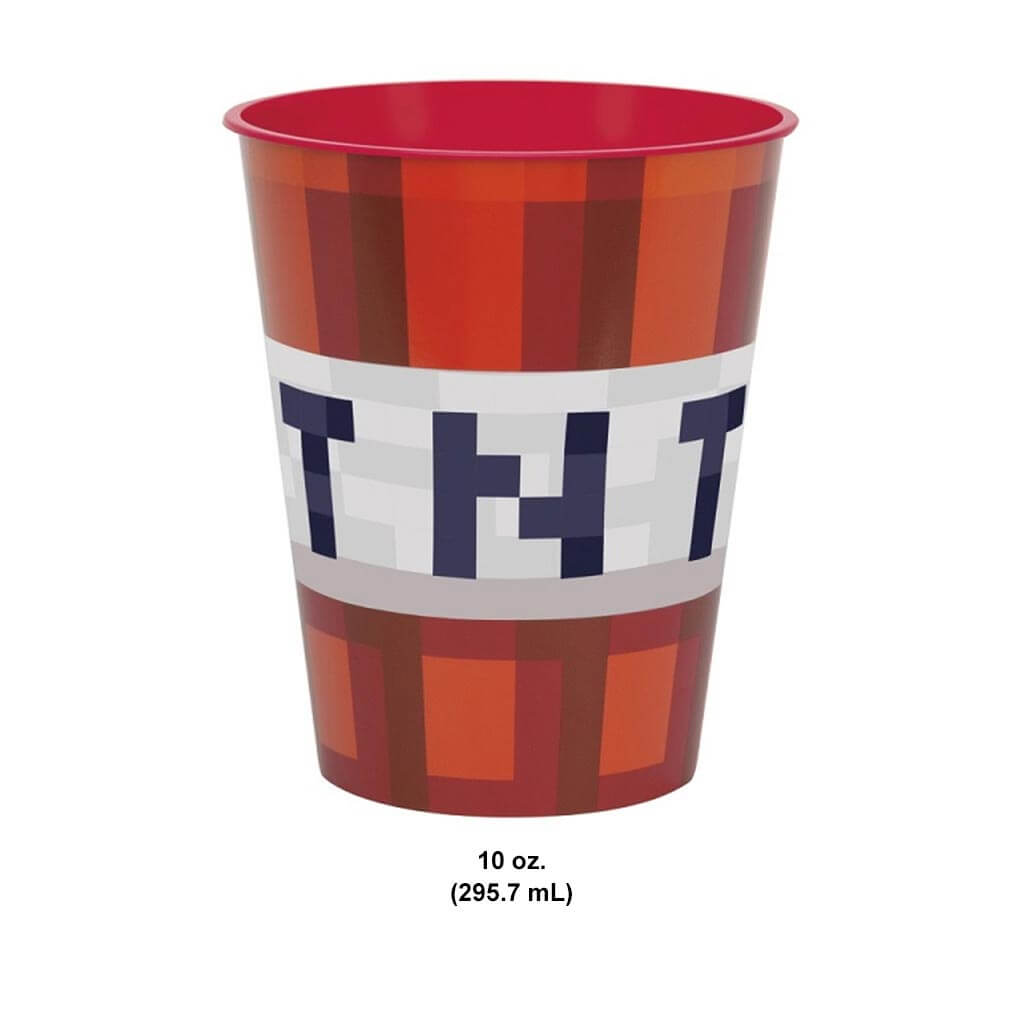 Minecraft Plastic Cup 10oz, 4ct