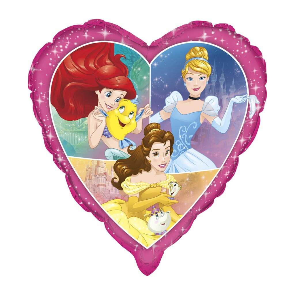 Princess Dream Big Foil Heart Balloon, 29in