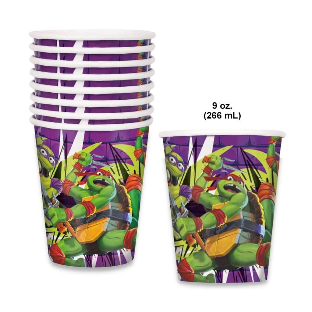 Tmnt Mutant Myhm 9oz Paper Cup, 8ct