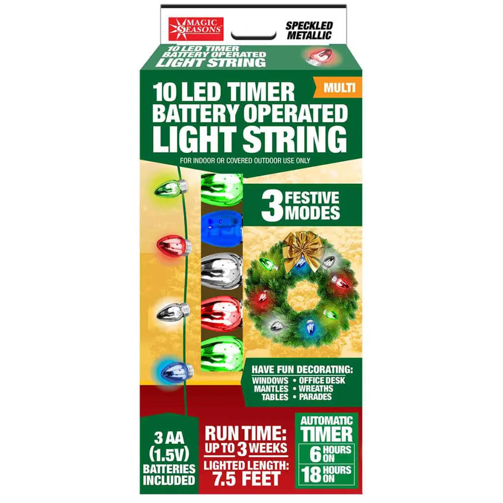 Classic Multi Speckled Light String