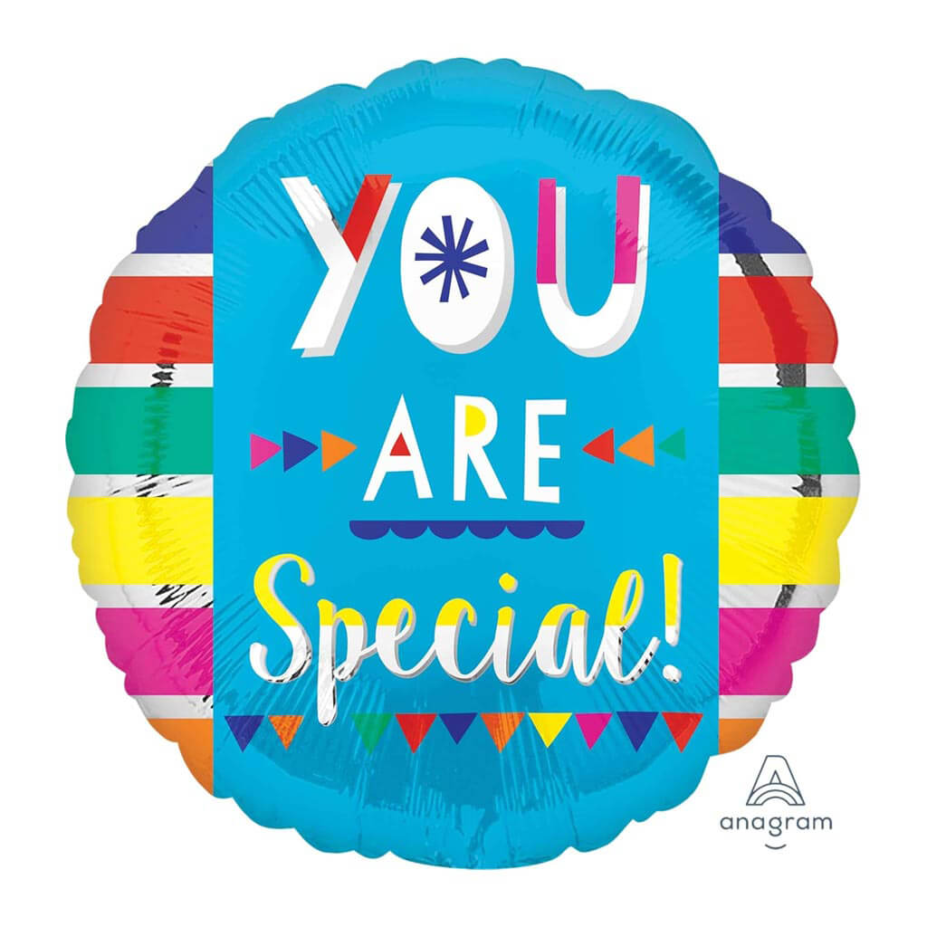 You Are Special Fun Type Foil Balloon, 18in