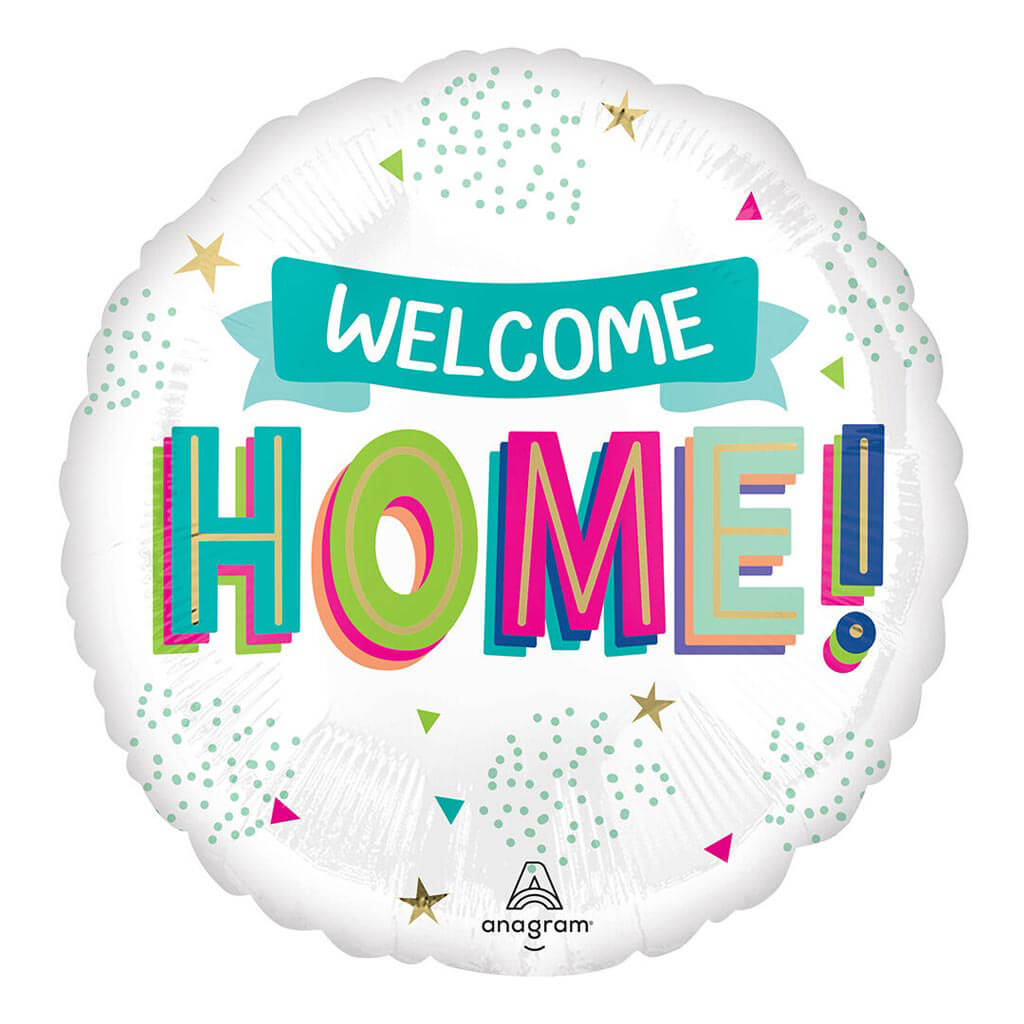 Welcome Home Foil Balloon, 18in