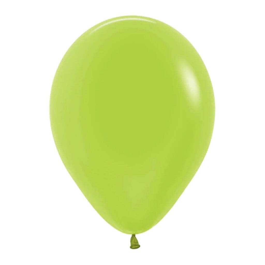 Neon Green Latex Balloon, 11in