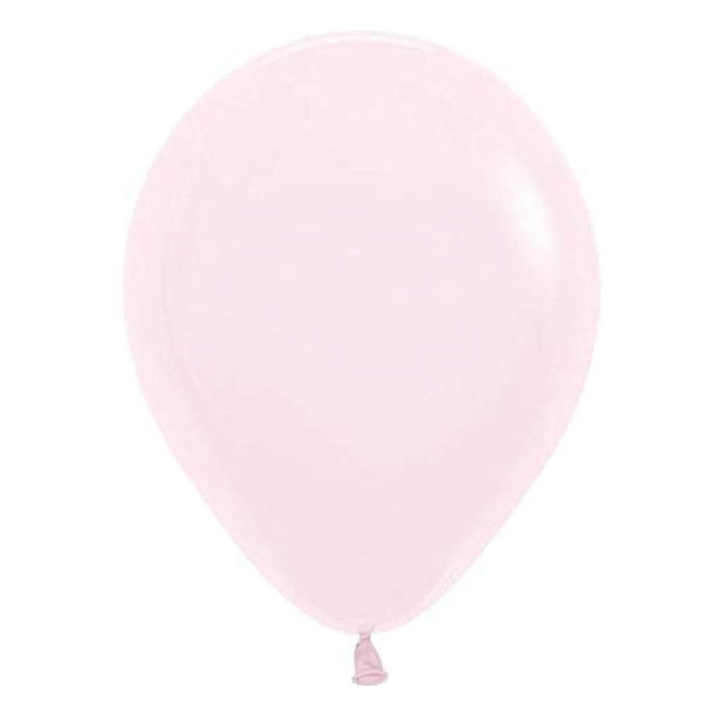 Pastel Matte Pink Latex Balloon, 11in