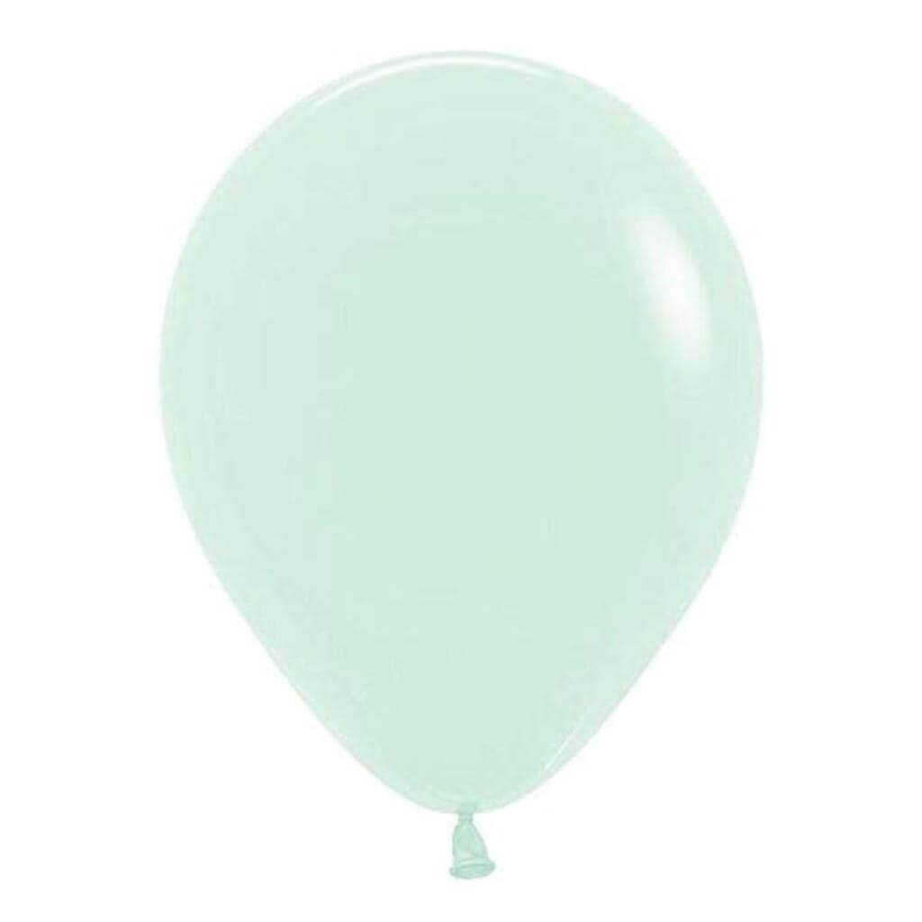 Pastel Matte Green Latex Balloon, 11in