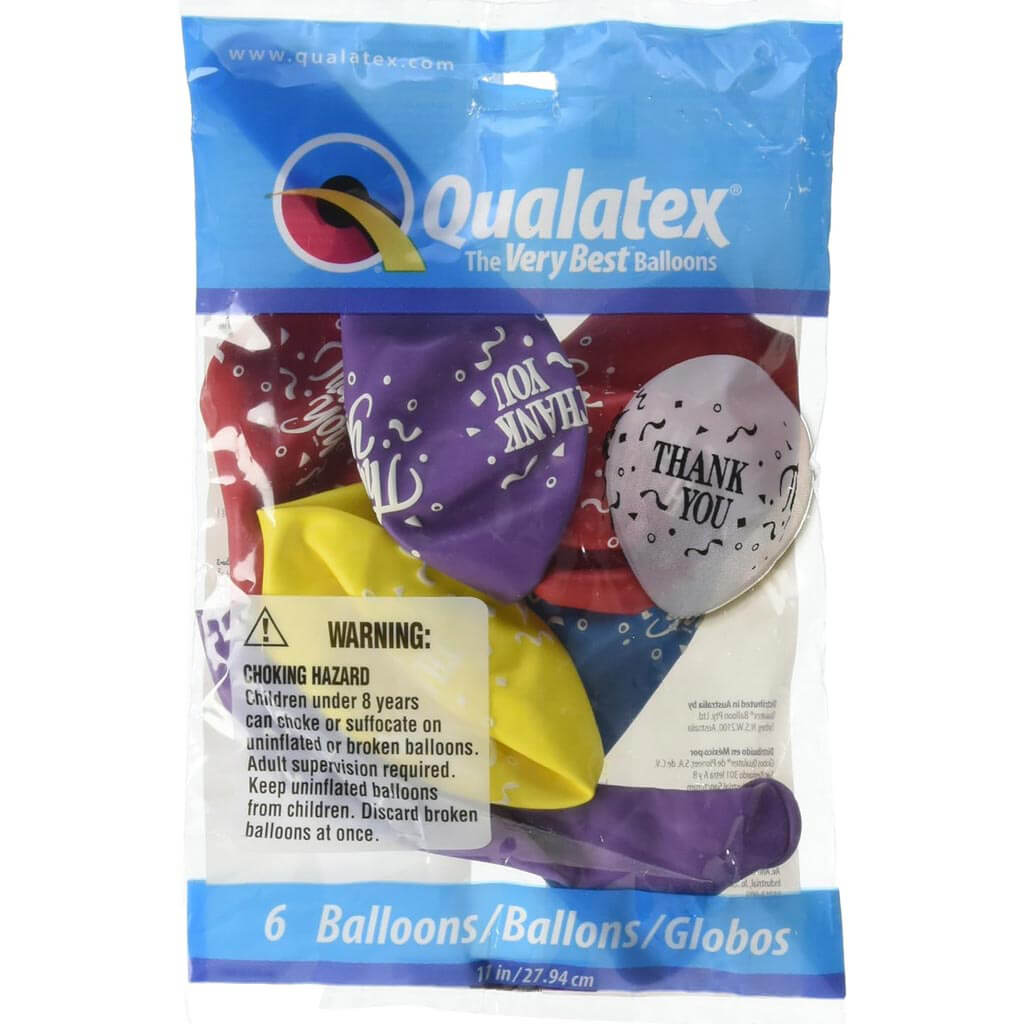 Thank You Confetti Latex Balloon, 11in