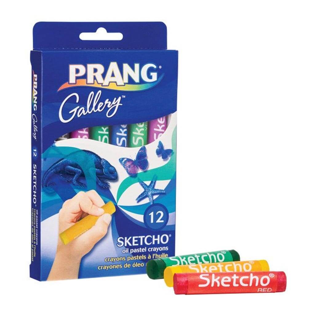 PRANG Sketcho Oil Crayons 12 Colors