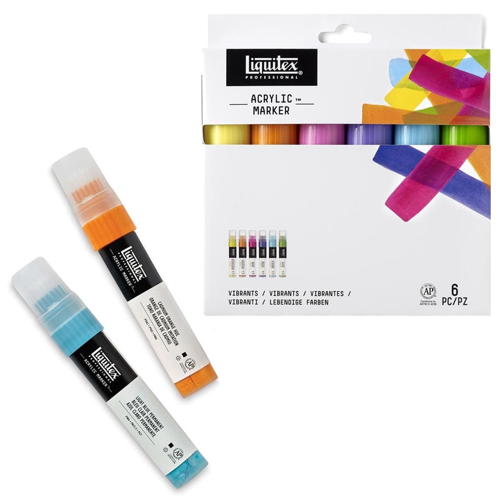 Acrylic Marker Set of 6x15mm