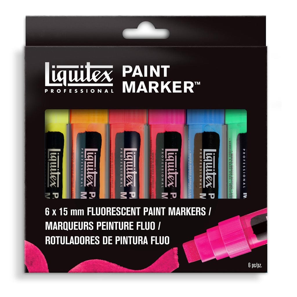 Acrylic Marker Set of 6x15mm
