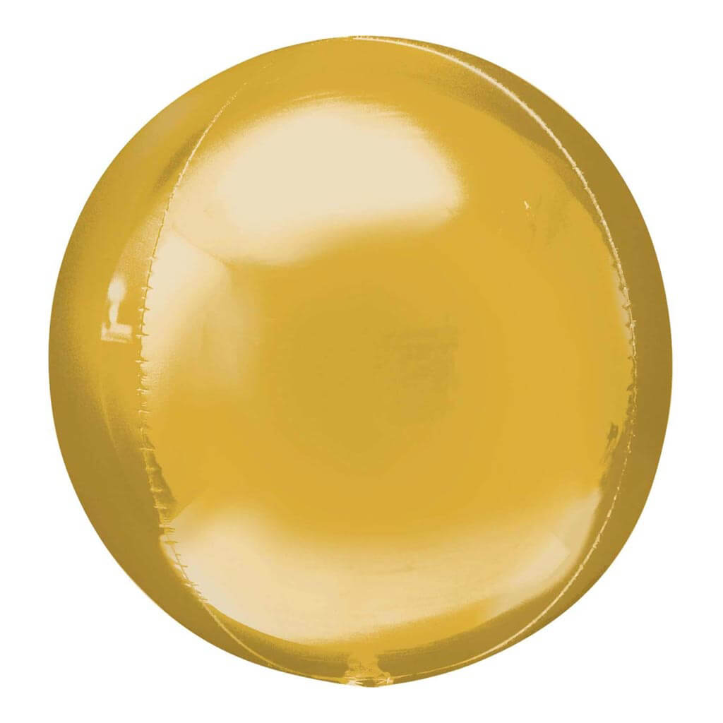 Orbs Gold Balloon, 15in