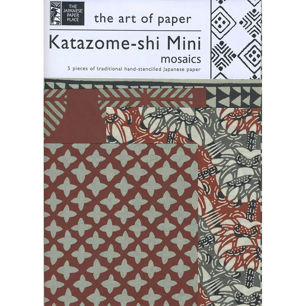 Potluck Katazome shi Mini Mosaics 6in x 8.5in