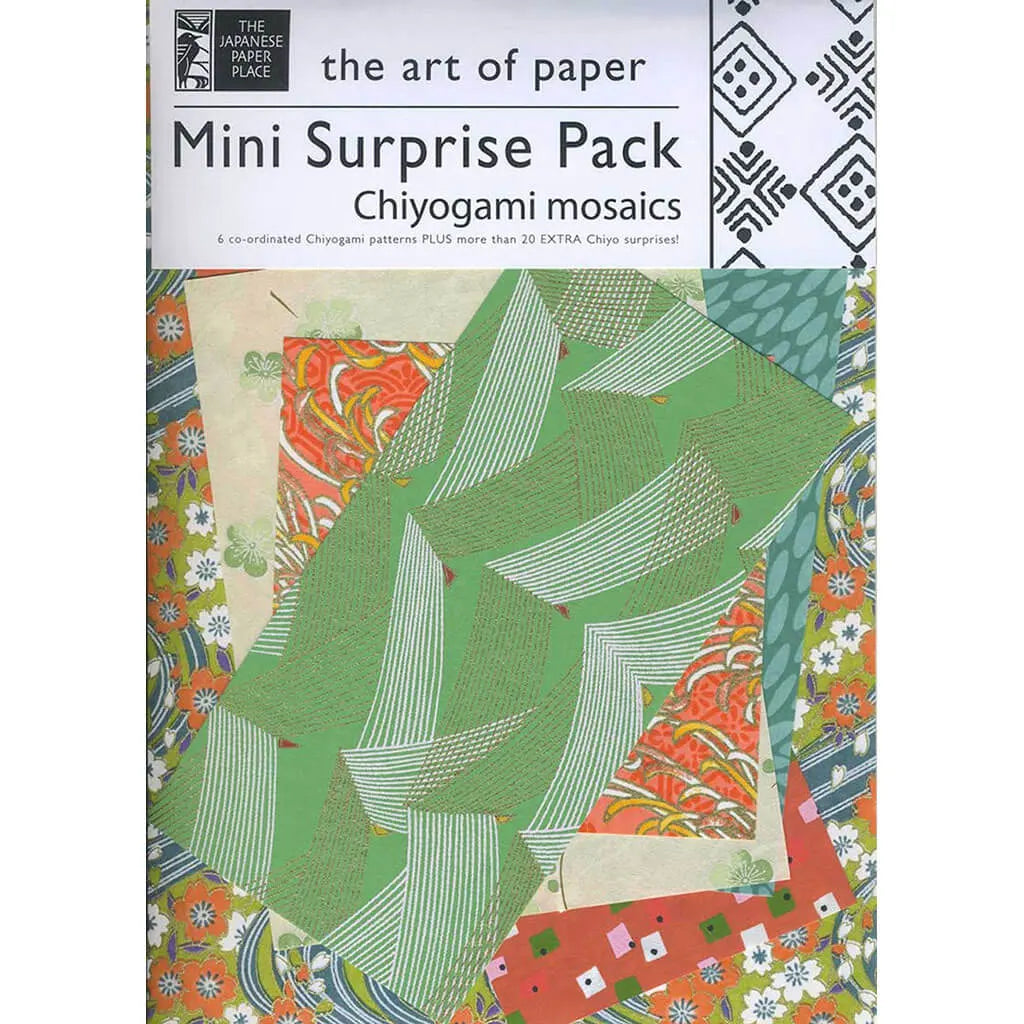 Potluck Mini Surprise Pack Chiyogami Mosaics 6in x 8.5in