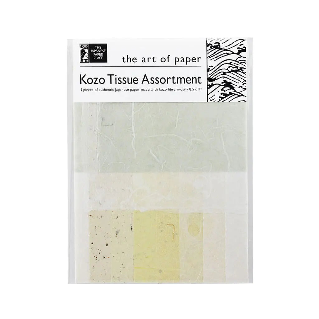 Kozo Tissue Assortment Eggshell 25g 6in x 8.5in