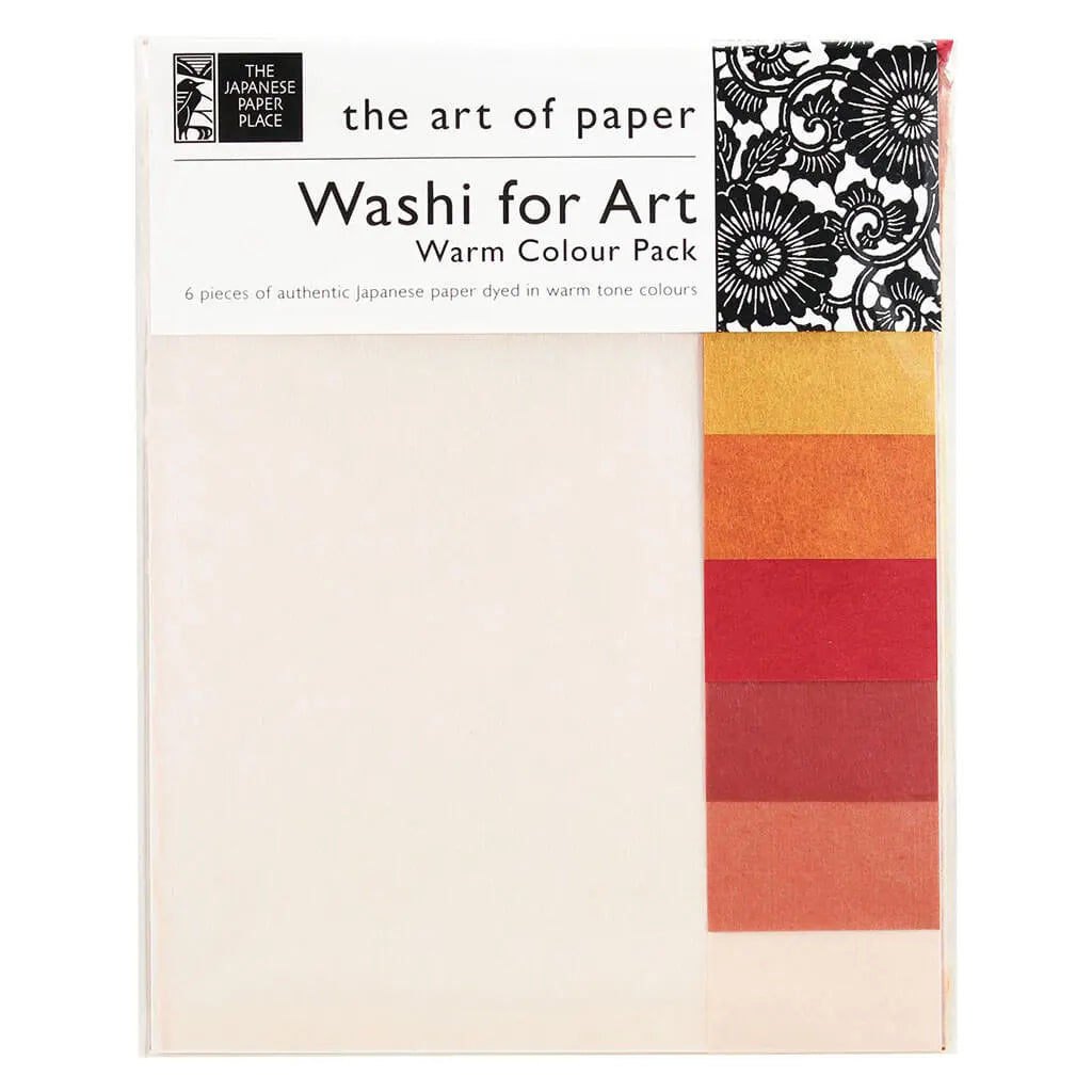 Washi for Art Warm Colour Pack 8.5in x 11in