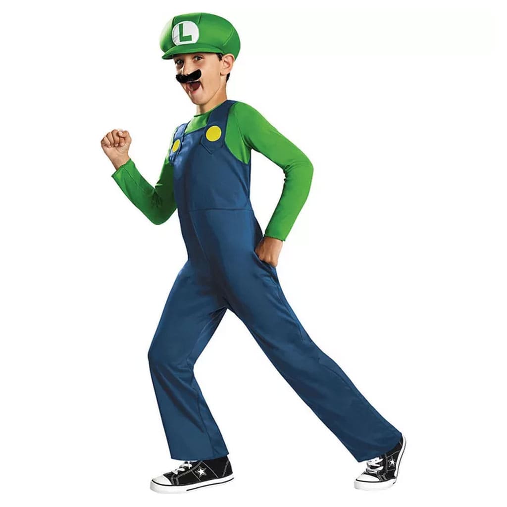 Luigi Classic Costume, Medium 3T to 4T