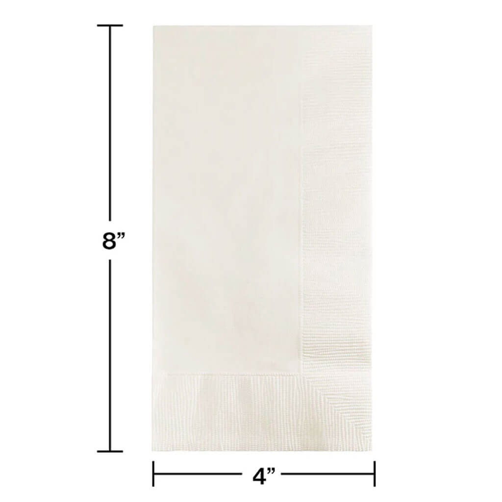 White Dinner Napkins 2Ply, 50ct