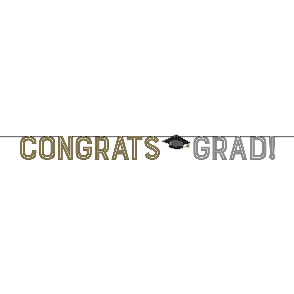 Grad Glamor Banner with Ribbon