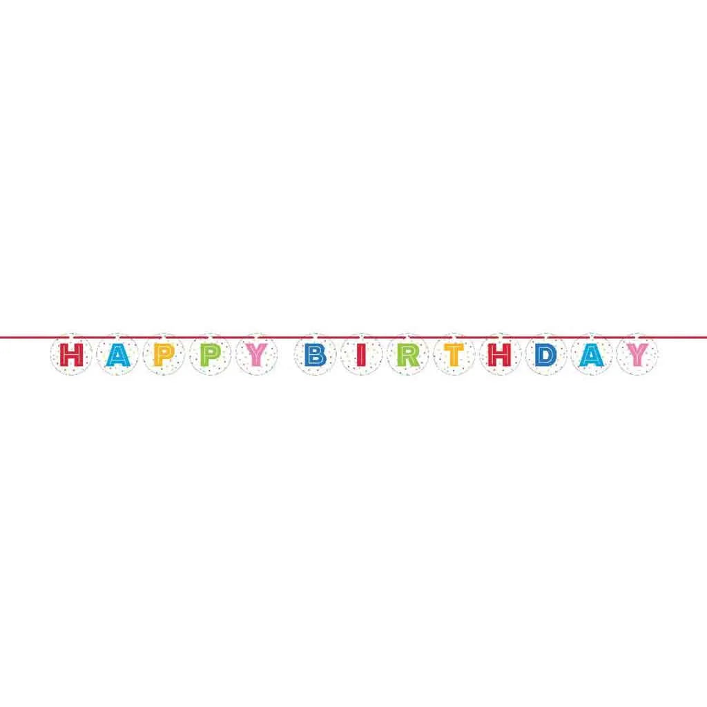 Confetti Balloons Ribbon Banner Shaped