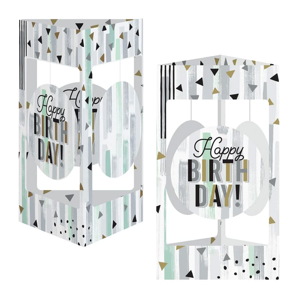 Minted Milestone 3D Centerpiece with Danglers