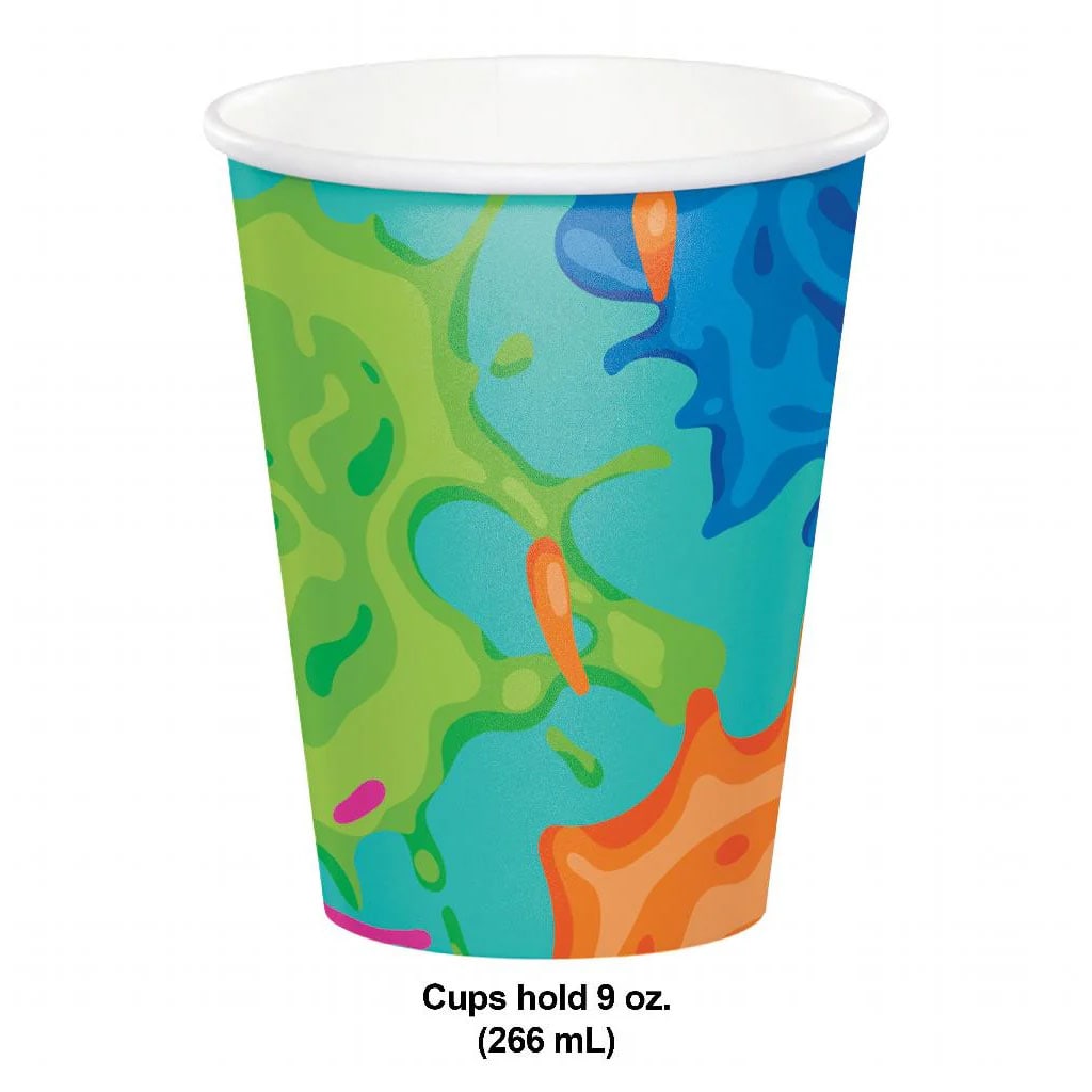 Splatter Hot/Cold Cup 9oz, 8ct