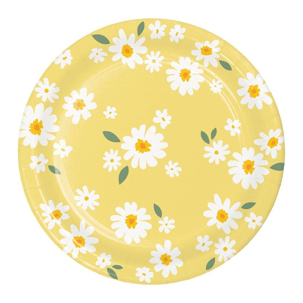 Sweet Daisy Dinner Plate 9in, 8ct