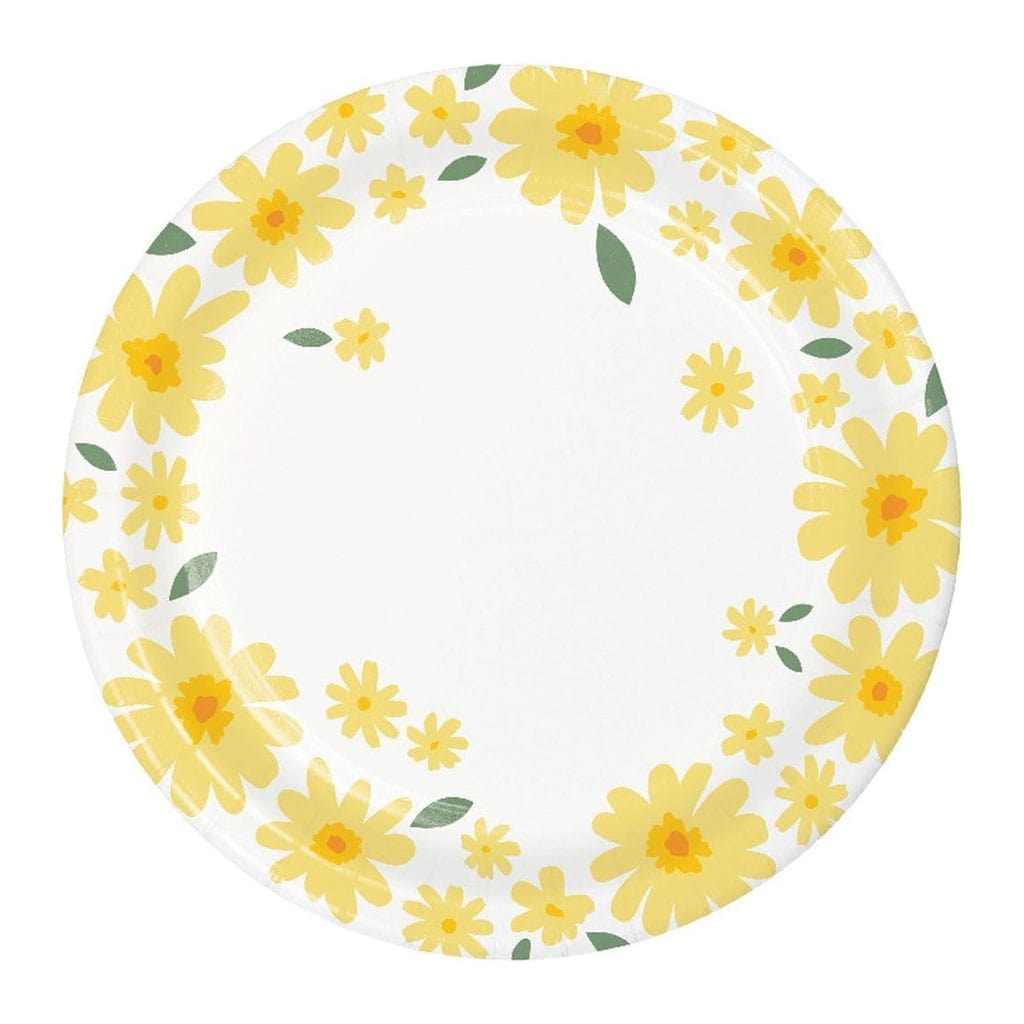 Sweet Daisy Luncheon Plate 7in, 8ct