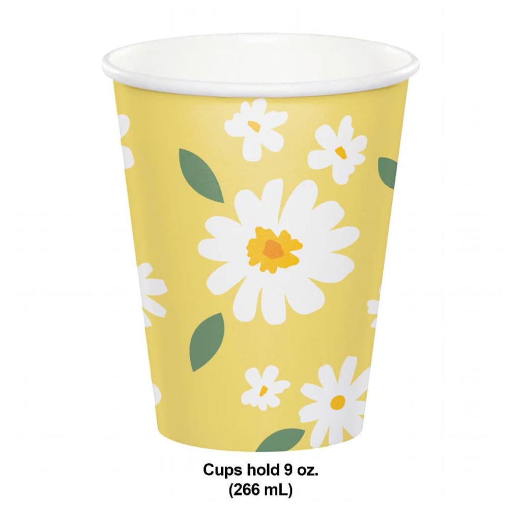 Sweet Daisy Hot/Cold Cup 9oz, 8ct