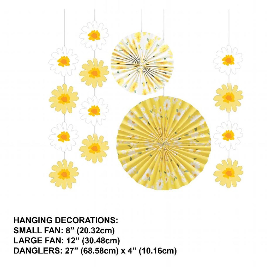 Sweet Daisy Hanging Decor Kit