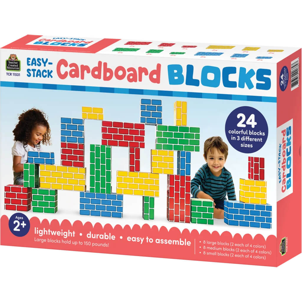 Easy-Stack Cardboard Blocks (24PC Set)