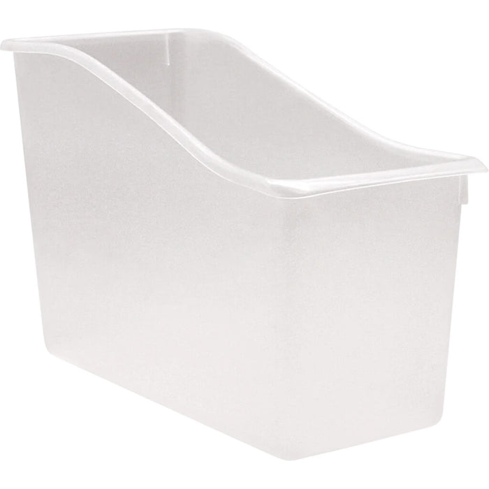 Clear Plastic Book Bin