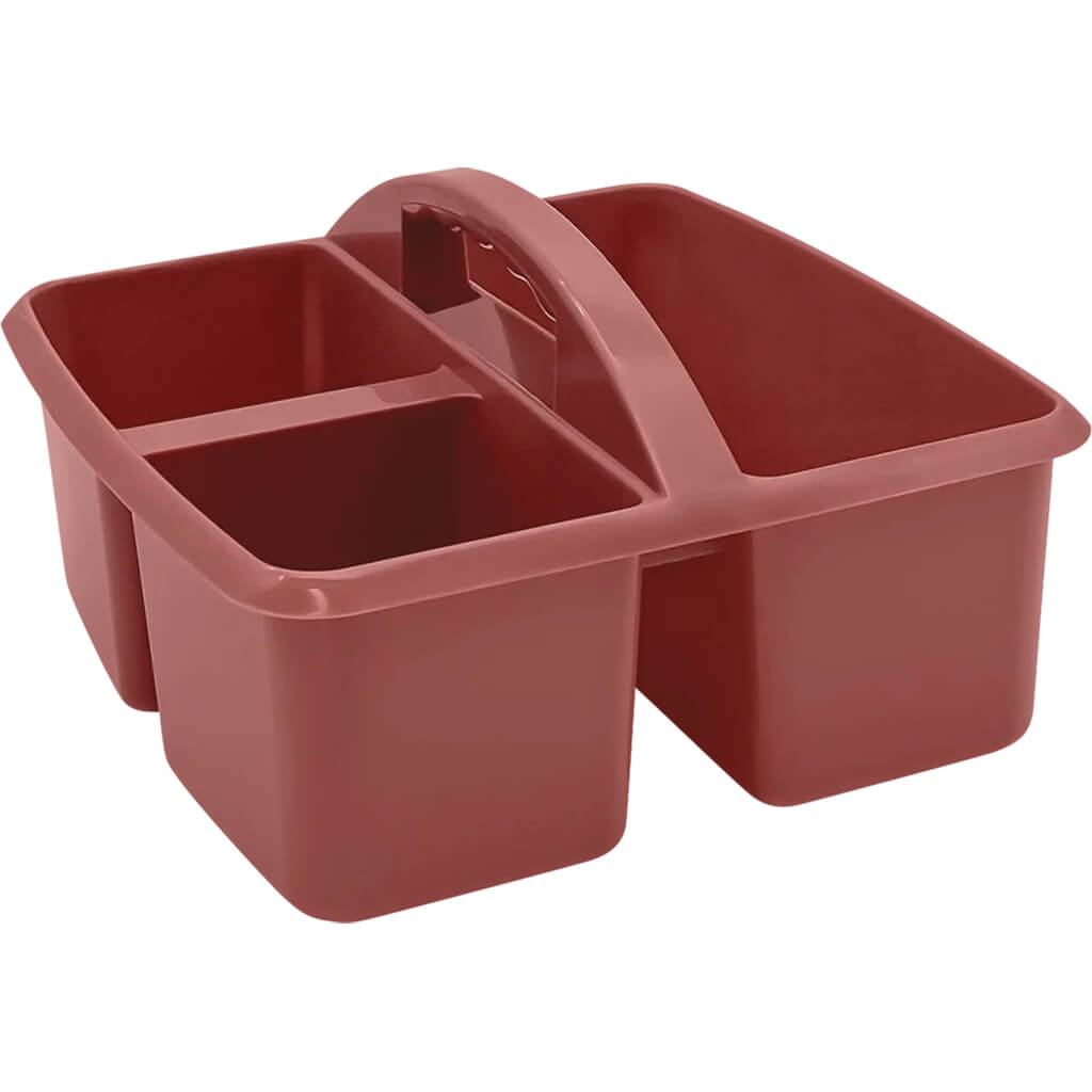 Deep Rose Plastic Storage Caddy