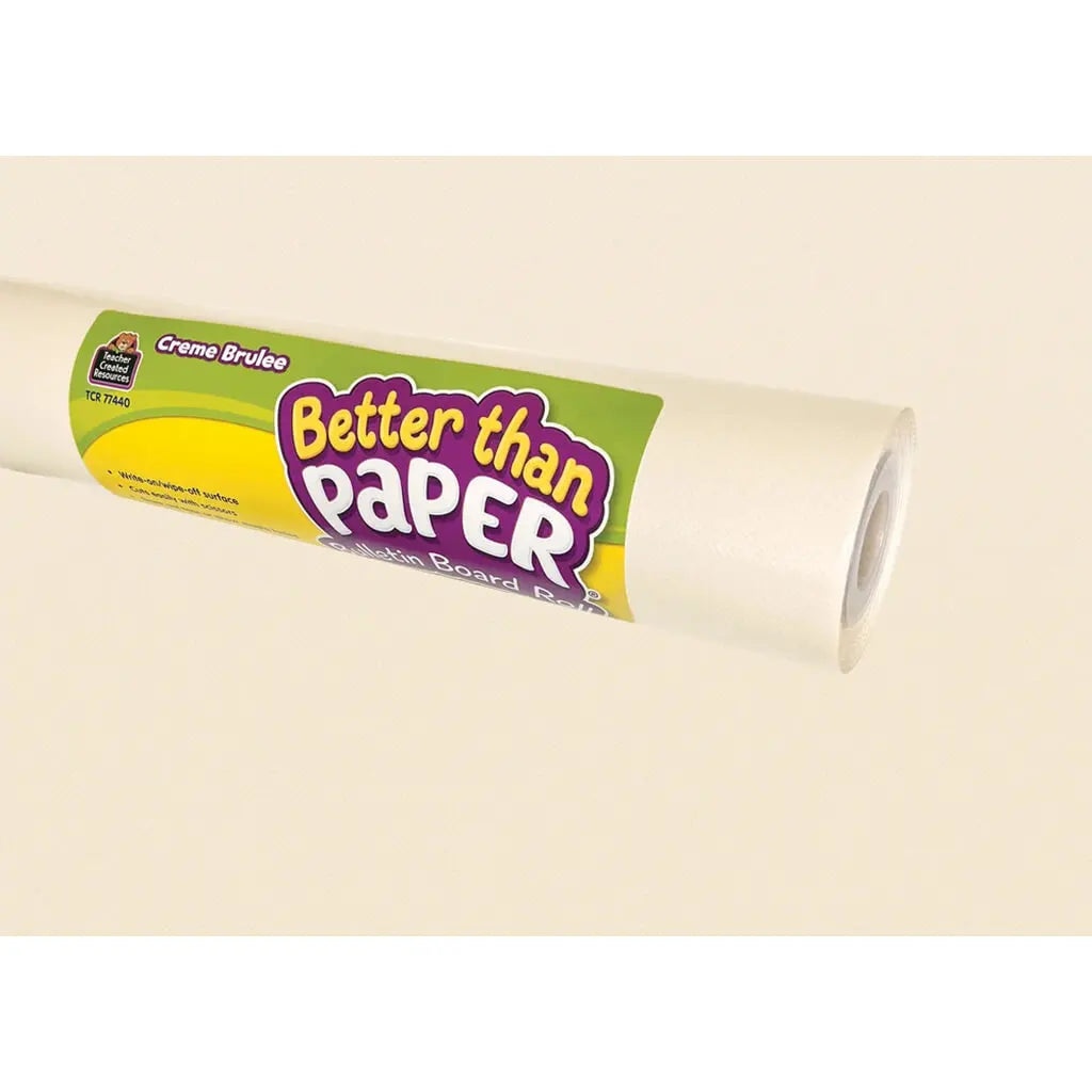 Better Than Paper Bulletin Board Roll 4ft x 12ft  Creme Brulee