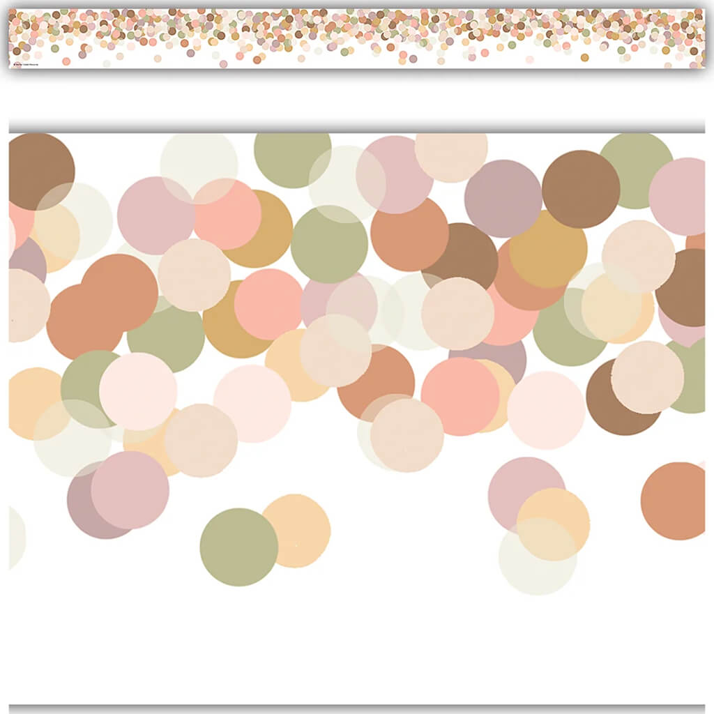 Calming Confetti Straight Border Trim