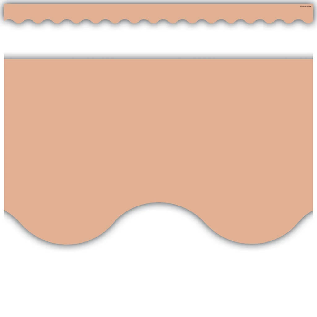 Sedona Sand Scalloped Border Trim