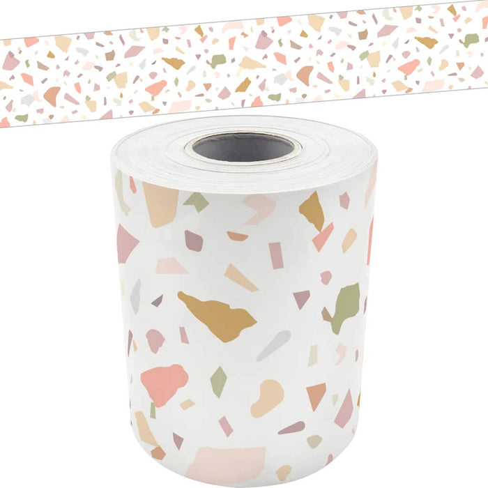 Terrazzo Tones Straight Rolled Border Trim