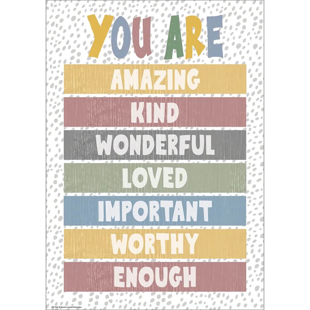 You Are Enough Positive Poster