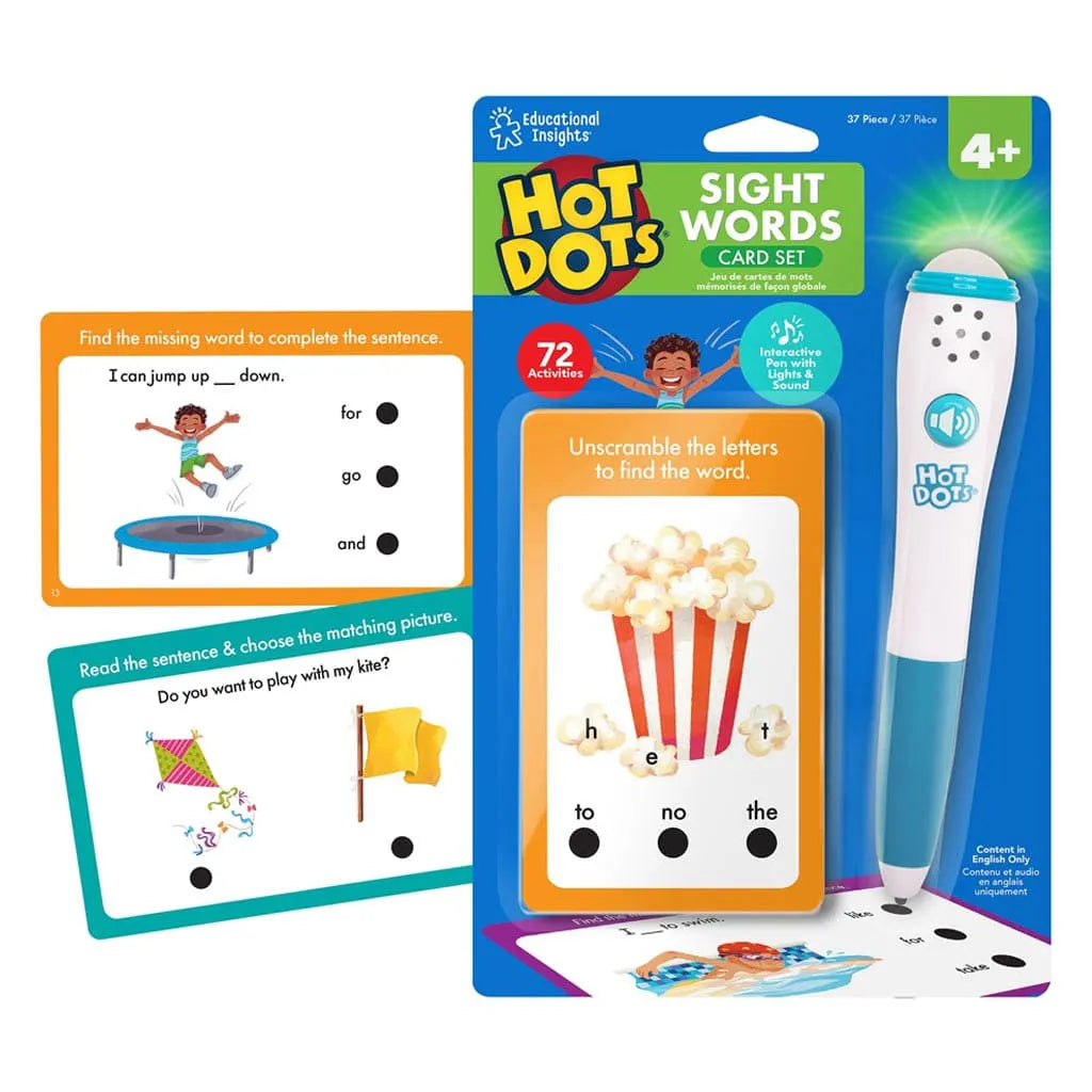 Hot Dots Sight Word Card Set