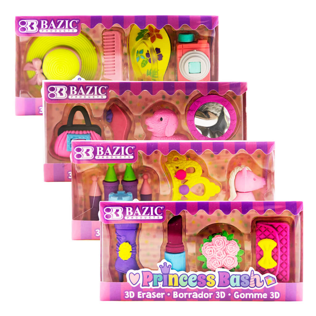 Princess Bash 3D Eraser Sets