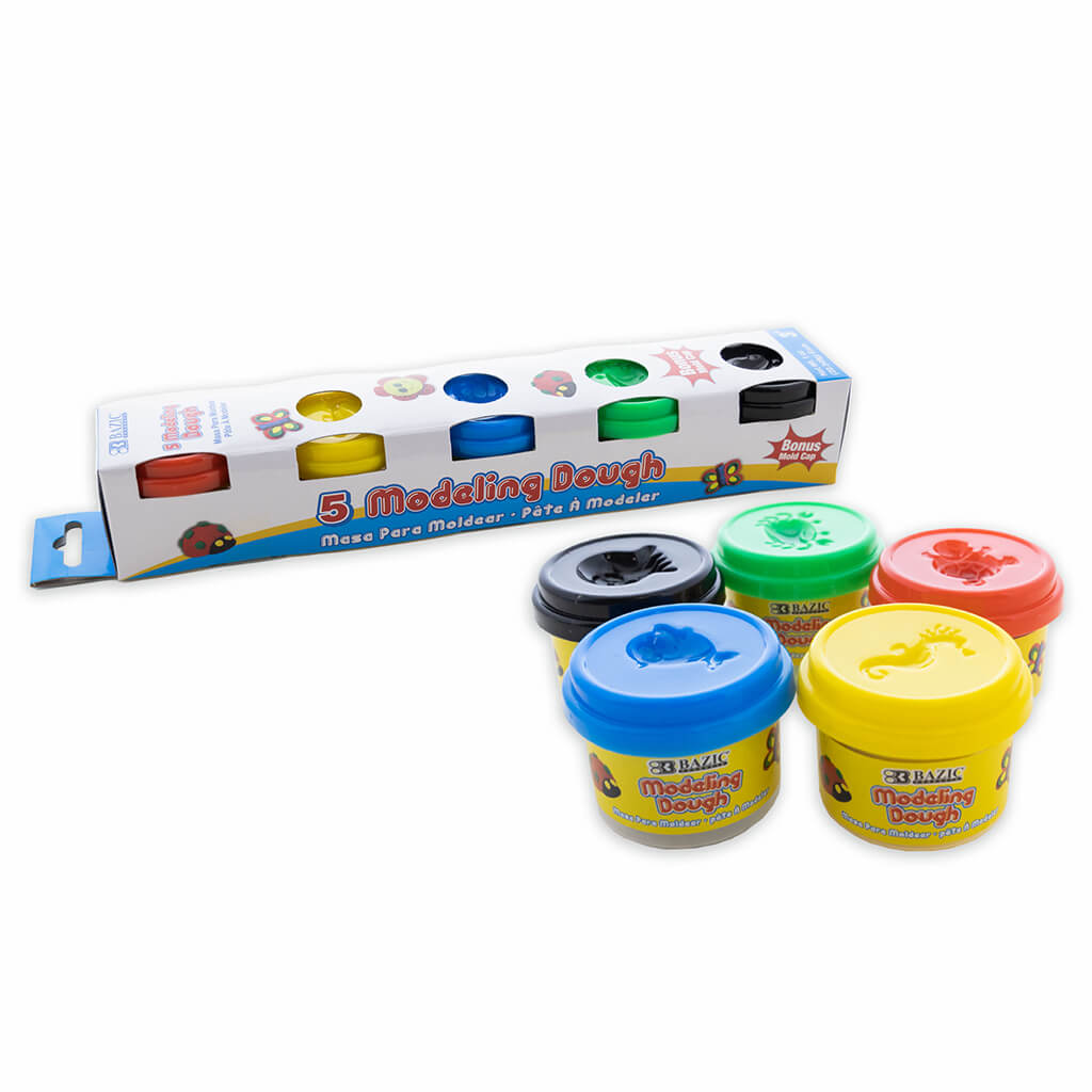 Primary Color Modeling Dough 1oz, 5pk