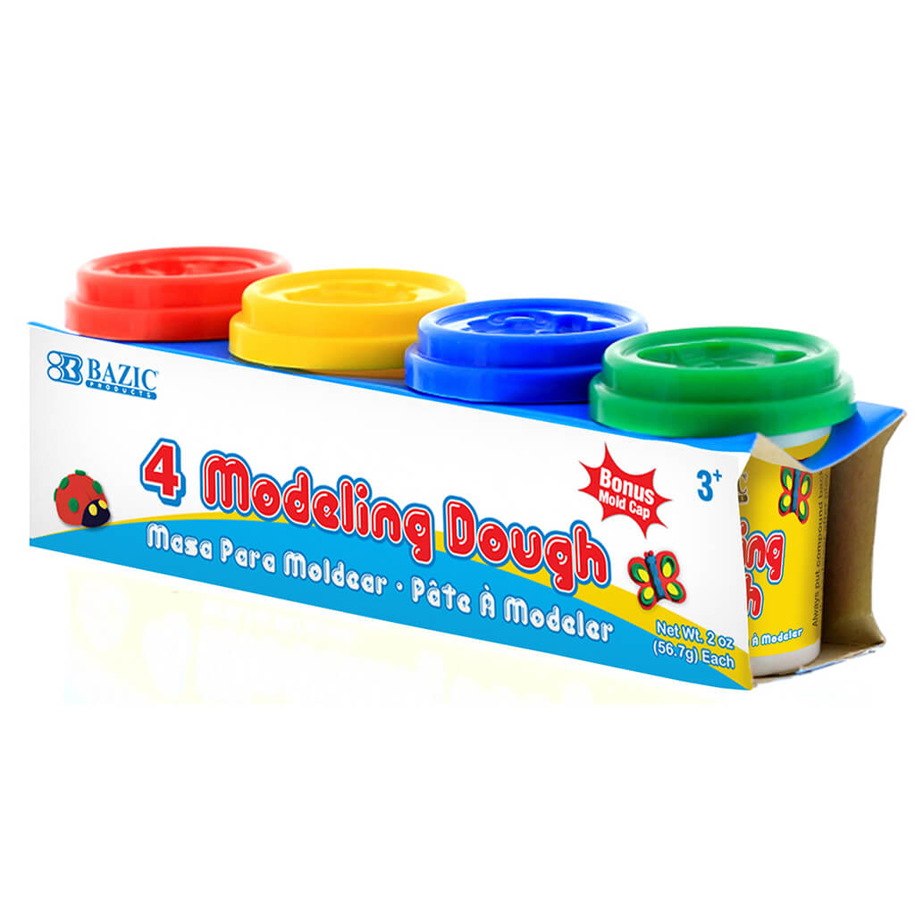 Multi Color Modeling Dough 4pk, 2oz