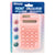 8-Digit Dual Power Pocket Size Calculator, Pastel Color