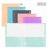 Glossy Laminated Pastel Color 2-Pockets Portfolios