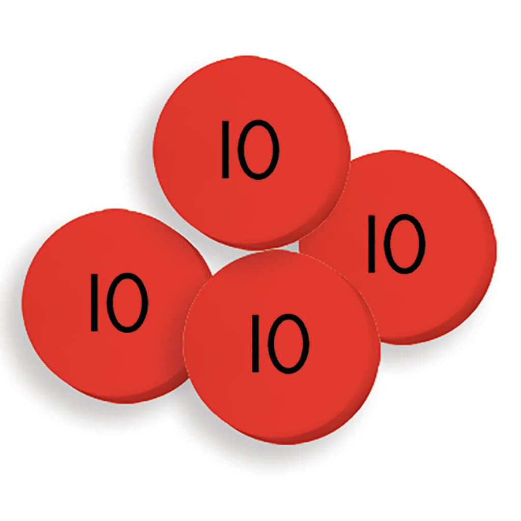 Sensational Math 100 Tens Place Value Discs Set