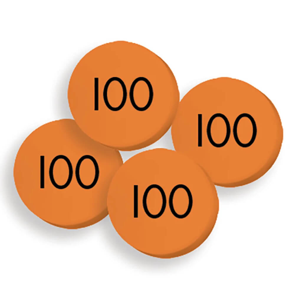 Sensational Math 100 Hundreds Place Value Discs Set