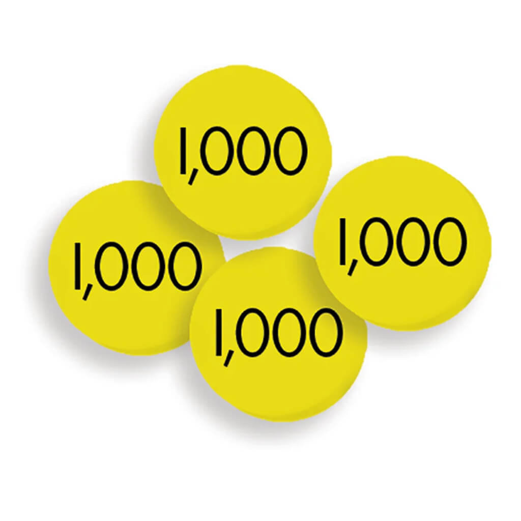 Sensational Math 100 Thousands Place Value Discs Set