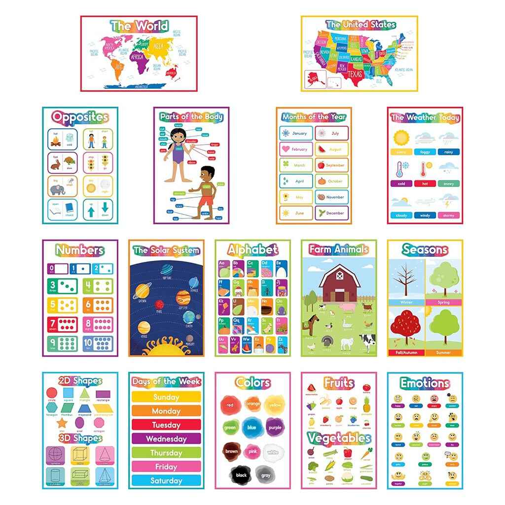 Early Learning Poster Set