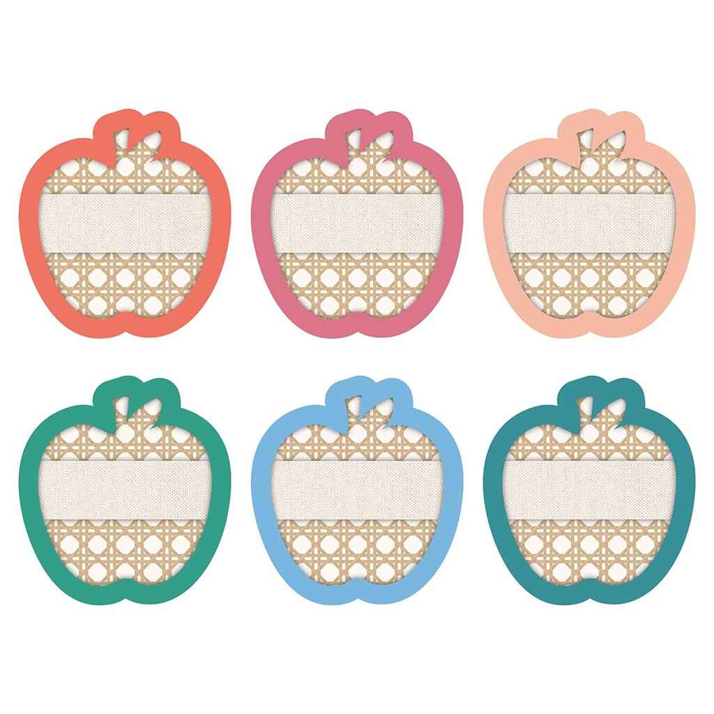 True To You Boho Apples Colorful Cut Outs, Assorted